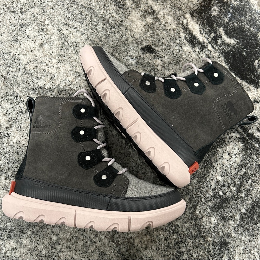 5.5 Sorel Women’s Sorel Explorer II Waterproof Suede Leather